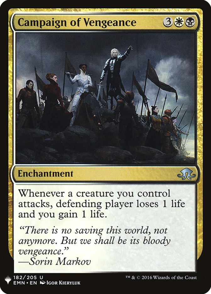 Campaign of Vengeance [Mystery Booster] | Game Master's Emporium (The New GME)