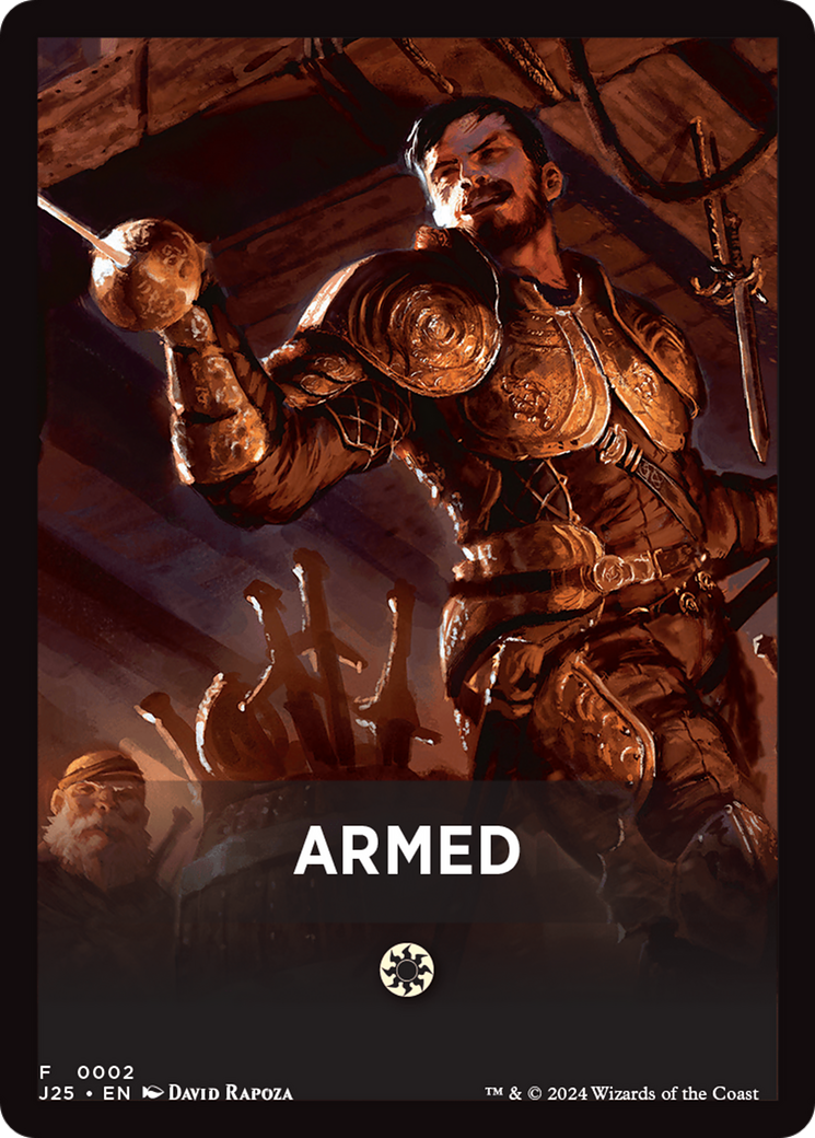 Armed Theme Card [Foundations Jumpstart Front Cards] | Game Master's Emporium (The New GME)