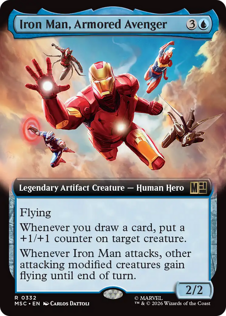 Iron Man, Armored Avenger (Extended Art) [Marvel Super Heroes Commander] | Game Master's Emporium (The New GME)