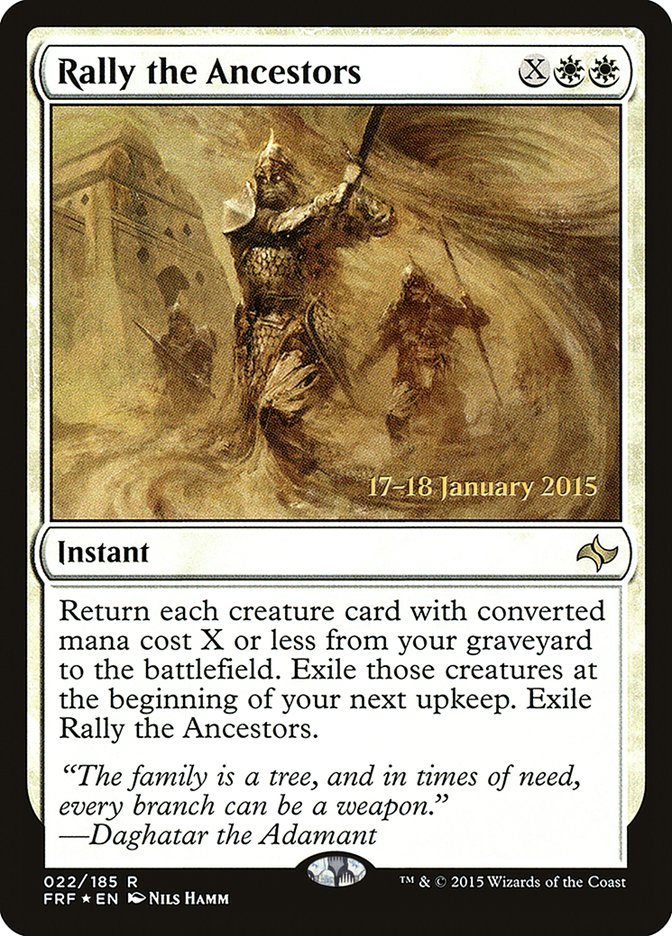 Rally the Ancestors [Fate Reforged Prerelease Promos] | Game Master's Emporium (The New GME)