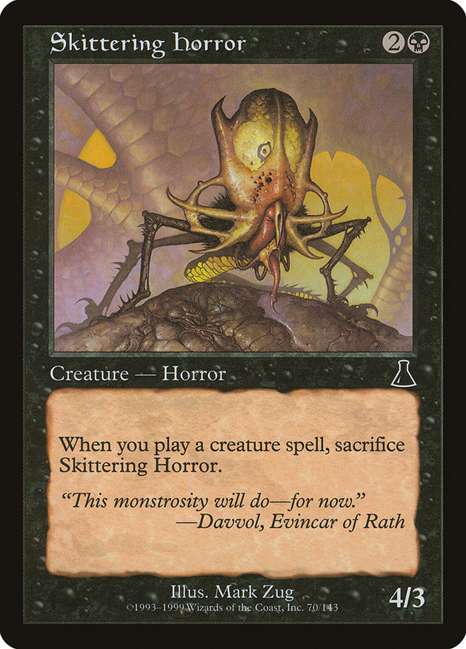 Skittering Horror [Urza's Destiny] | Game Master's Emporium (The New GME)