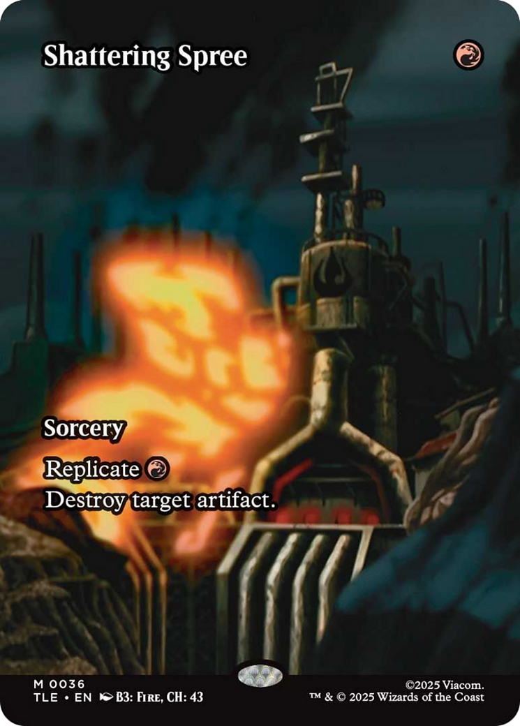 Shattering Spree (Borderless) [Avatar: The Last Airbender: Eternal-Legal] | Game Master's Emporium (The New GME)