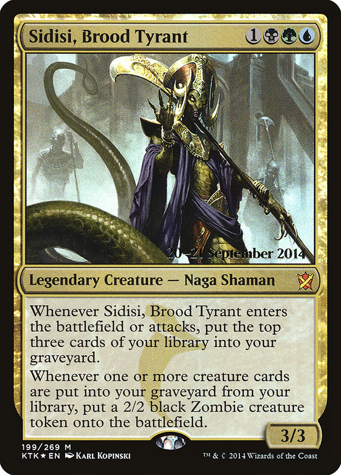 Sidisi, Brood Tyrant [Khans of Tarkir Prerelease Promos] | Game Master's Emporium (The New GME)