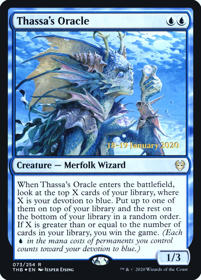 Thassa's Oracle [Theros Beyond Death Prerelease Promos] | Game Master's Emporium (The New GME)