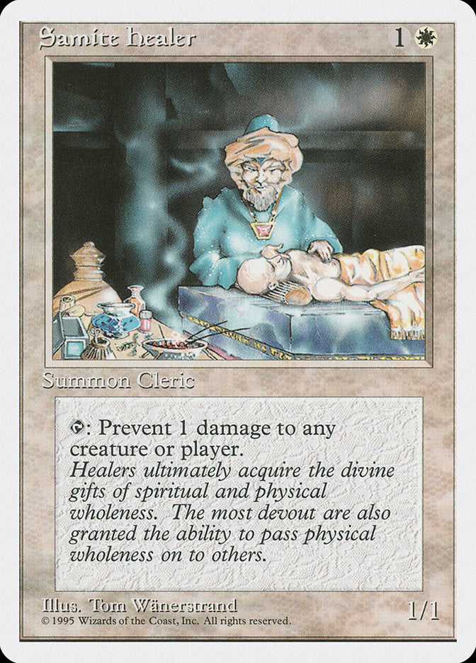 Samite Healer [Fourth Edition] | Game Master's Emporium (The New GME)