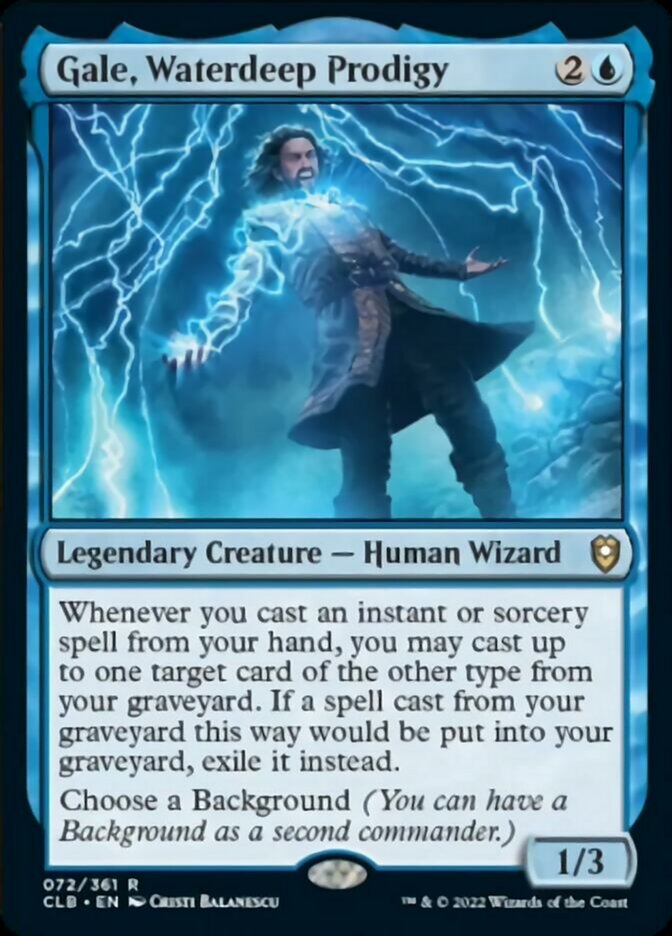 Gale, Waterdeep Prodigy [Commander Legends: Battle for Baldur's Gate] | Game Master's Emporium (The New GME)