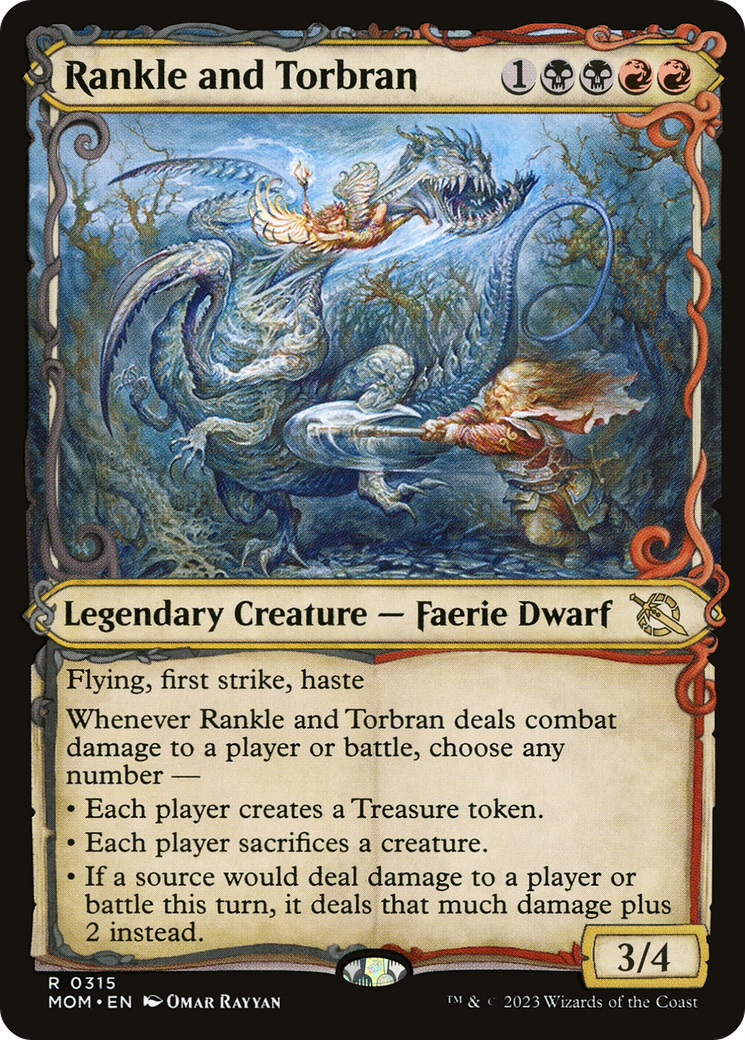 Rankle and Torbran (Showcase Planar Booster Fun) [March of the Machine] | Game Master's Emporium (The New GME)