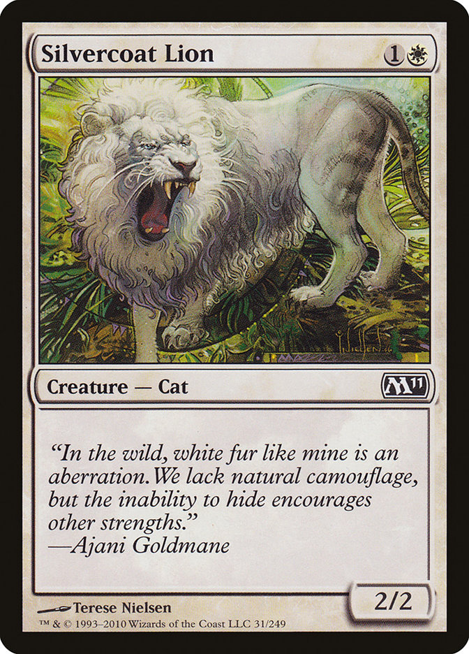 Silvercoat Lion [Magic 2011] | Game Master's Emporium (The New GME)