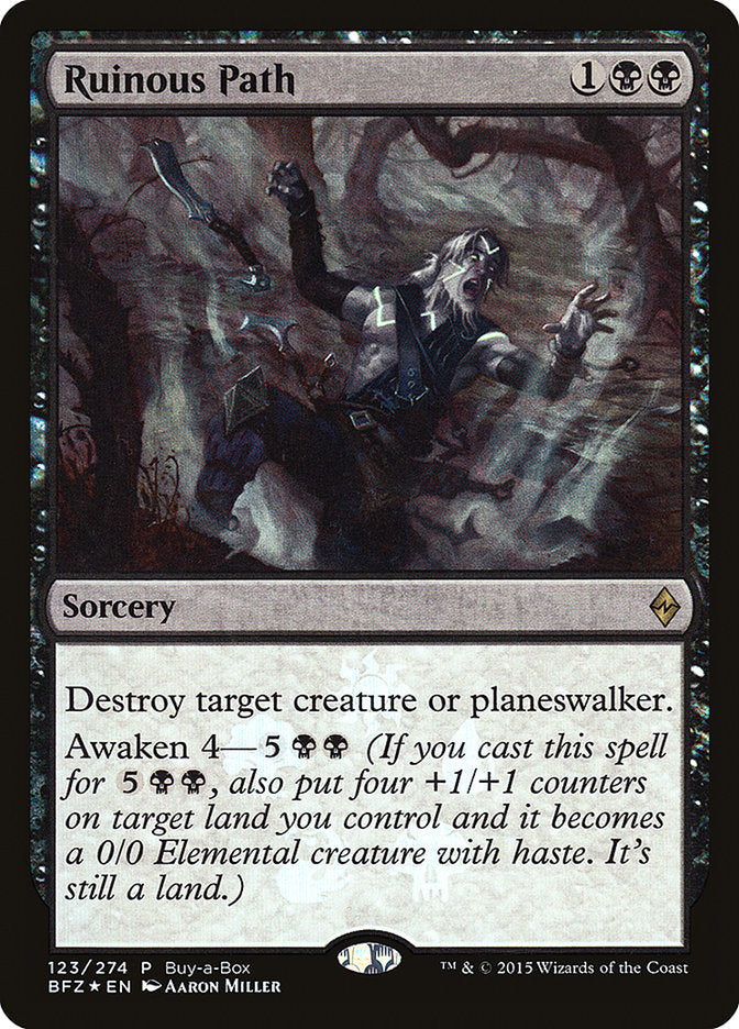Ruinous Path (Buy-A-Box) [Battle for Zendikar Promos] | Game Master's Emporium (The New GME)