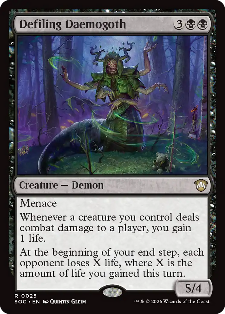Defiling Daemogoth [Secrets of Strixhaven Commander] | Game Master's Emporium (The New GME)