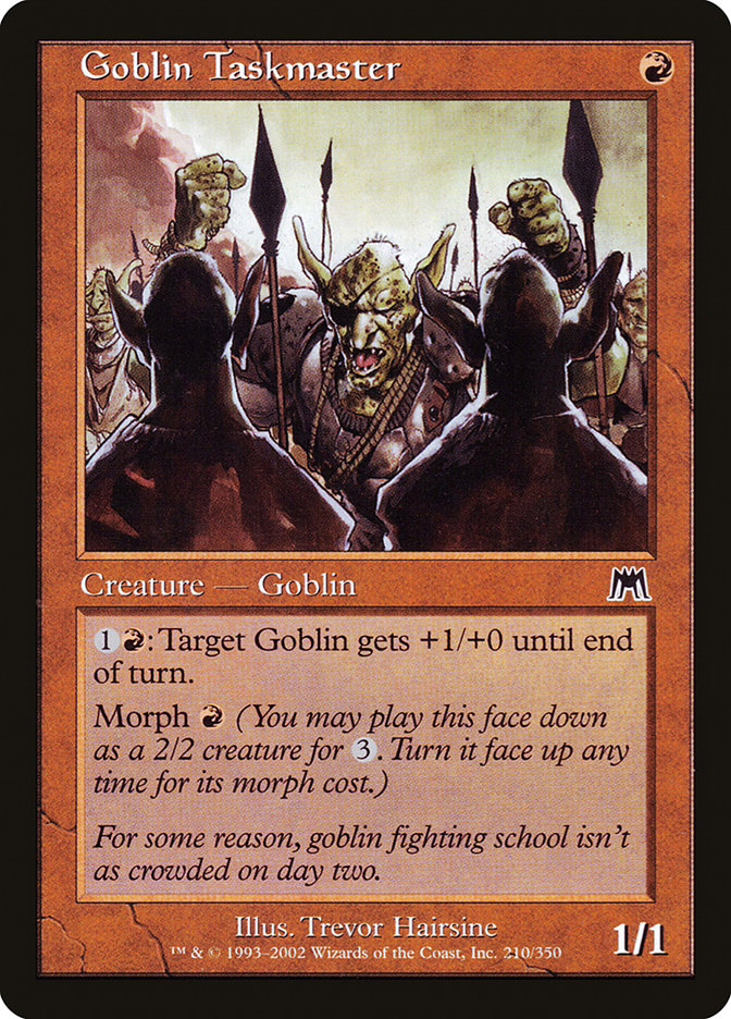 Goblin Taskmaster [Onslaught] | Game Master's Emporium (The New GME)