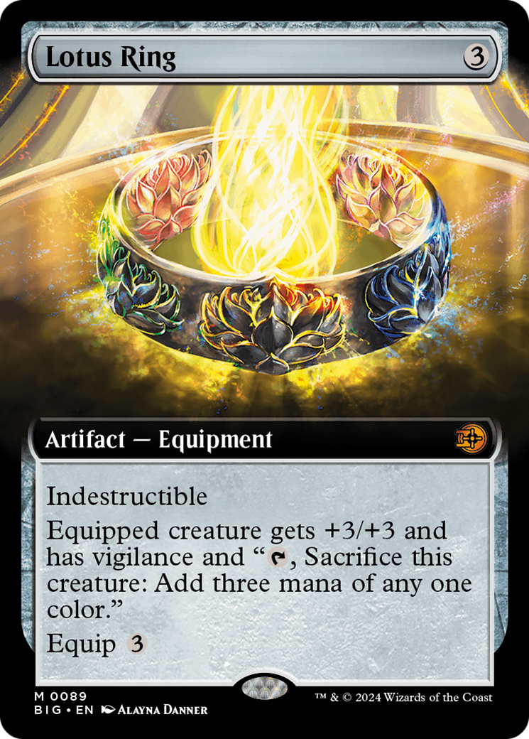 Lotus Ring (Extended Art) [Outlaws of Thunder Junction: The Big Score] | Game Master's Emporium (The New GME)