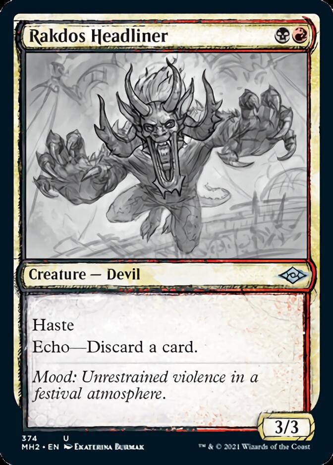 Rakdos Headliner (Sketch) [Modern Horizons 2] | Game Master's Emporium (The New GME)