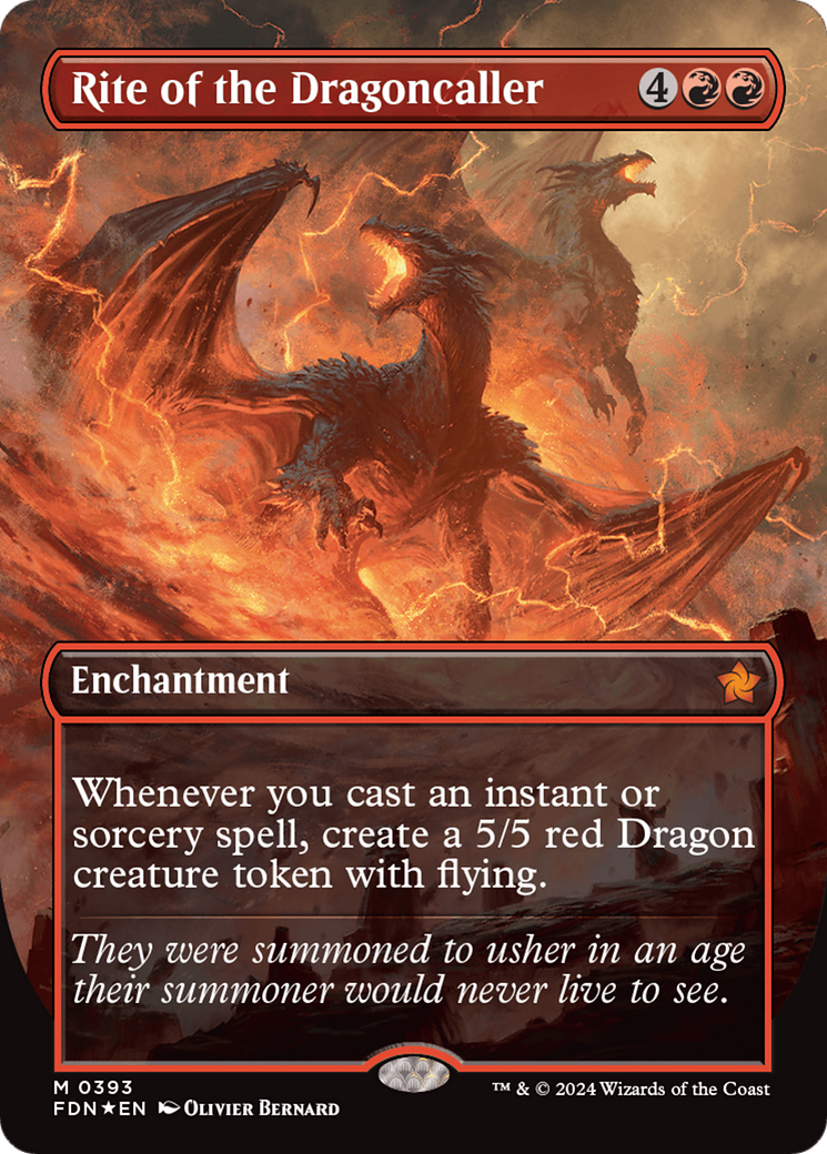 Rite of the Dragoncaller (Mana Foil) [Foundations] | Game Master's Emporium (The New GME)