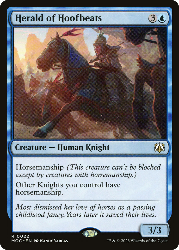 Herald of Hoofbeats [March of the Machine Commander] | Game Master's Emporium (The New GME)