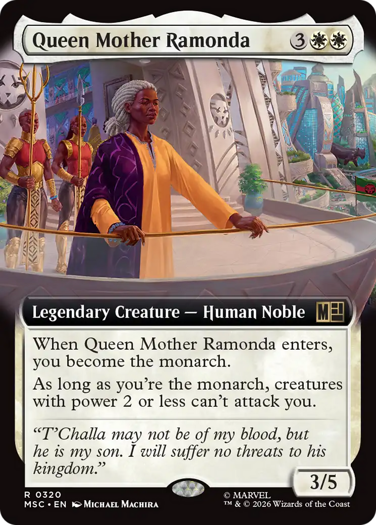 Queen Mother Ramonda (Extended Art) [Marvel Super Heroes Commander] | Game Master's Emporium (The New GME)