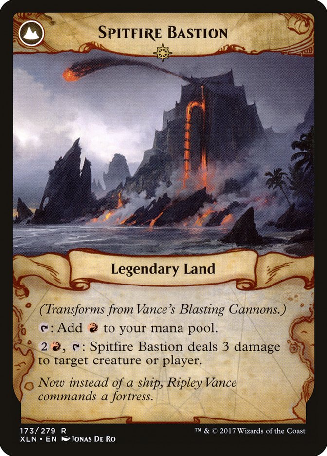 Vance's Blasting Cannons // Spitfire Bastion [Ixalan] | Game Master's Emporium (The New GME)