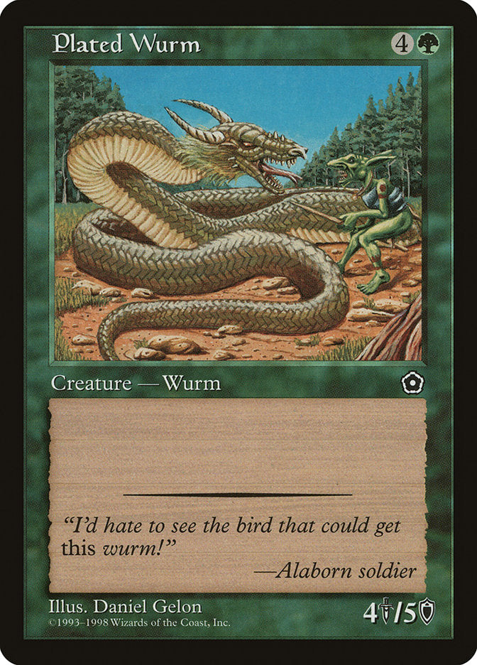 Plated Wurm [Portal Second Age] | Game Master's Emporium (The New GME)