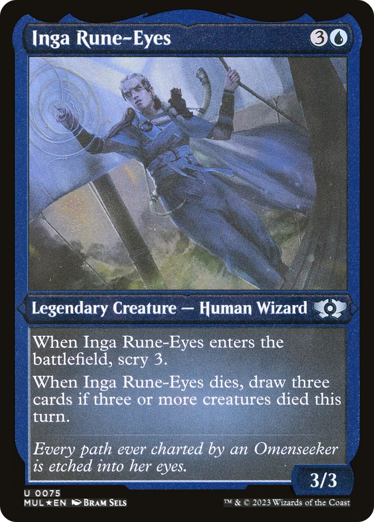 Inga Rune-Eyes (Foil Etched) [Multiverse Legends] | Game Master's Emporium (The New GME)