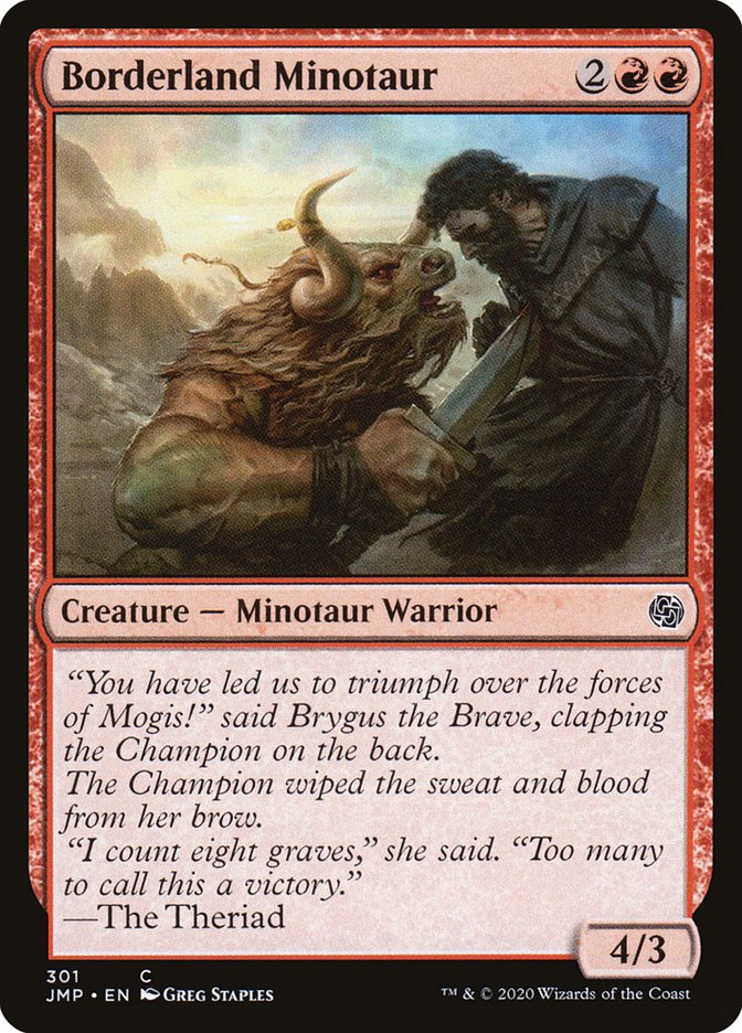 Borderland Minotaur [Jumpstart] | Game Master's Emporium (The New GME)