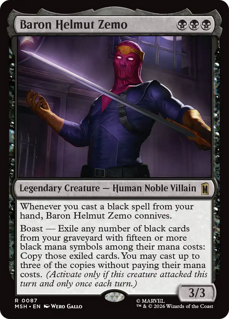 Baron Helmut Zemo [Marvel Super Heroes] | Game Master's Emporium (The New GME)
