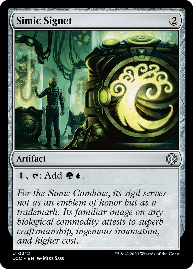 Simic Signet [The Lost Caverns of Ixalan Commander] | Game Master's Emporium (The New GME)