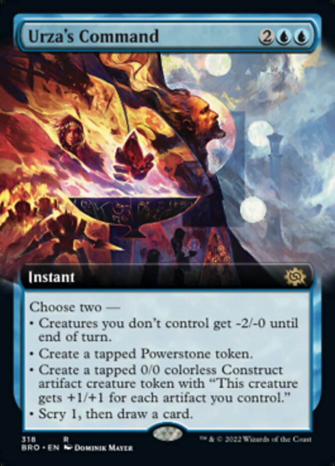Urza's Command (Extended Art) [The Brothers' War] | Game Master's Emporium (The New GME)