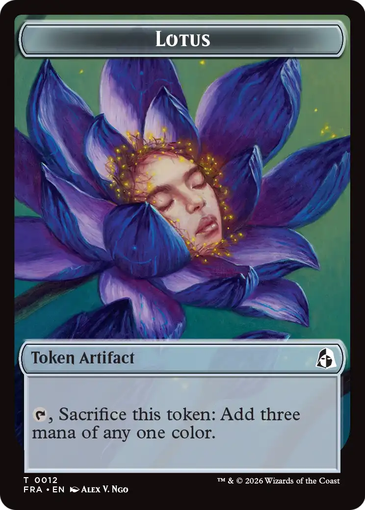 Dragon // Lotus Double-Sided Token [Reality Fracture Tokens] | Game Master's Emporium (The New GME)