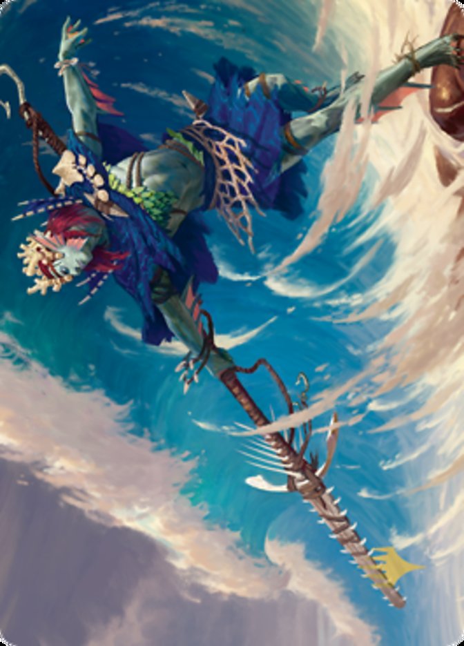 Tazeem Roilmage Art Card (Gold-Stamped Signature) [Zendikar Rising Art Series] | Game Master's Emporium (The New GME)