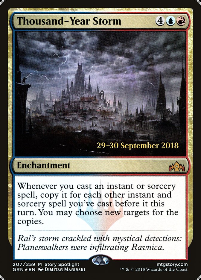 Thousand-Year Storm [Guilds of Ravnica Prerelease Promos] | Game Master's Emporium (The New GME)