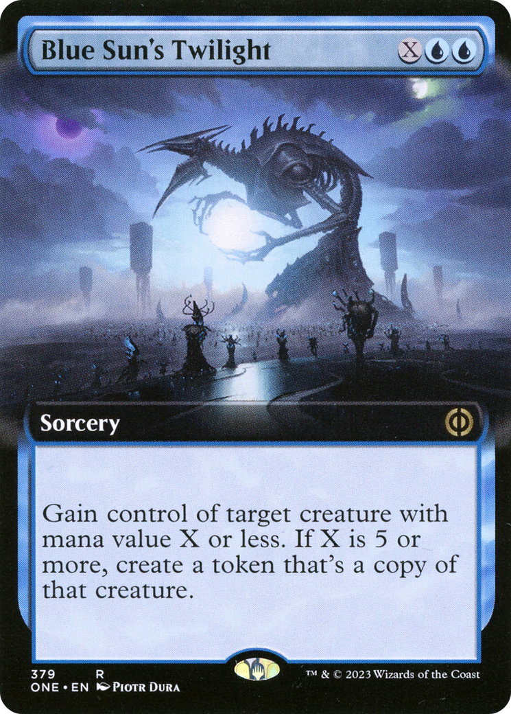 Blue Sun's Twilight (Extended Art) [Phyrexia: All Will Be One] | Game Master's Emporium (The New GME)