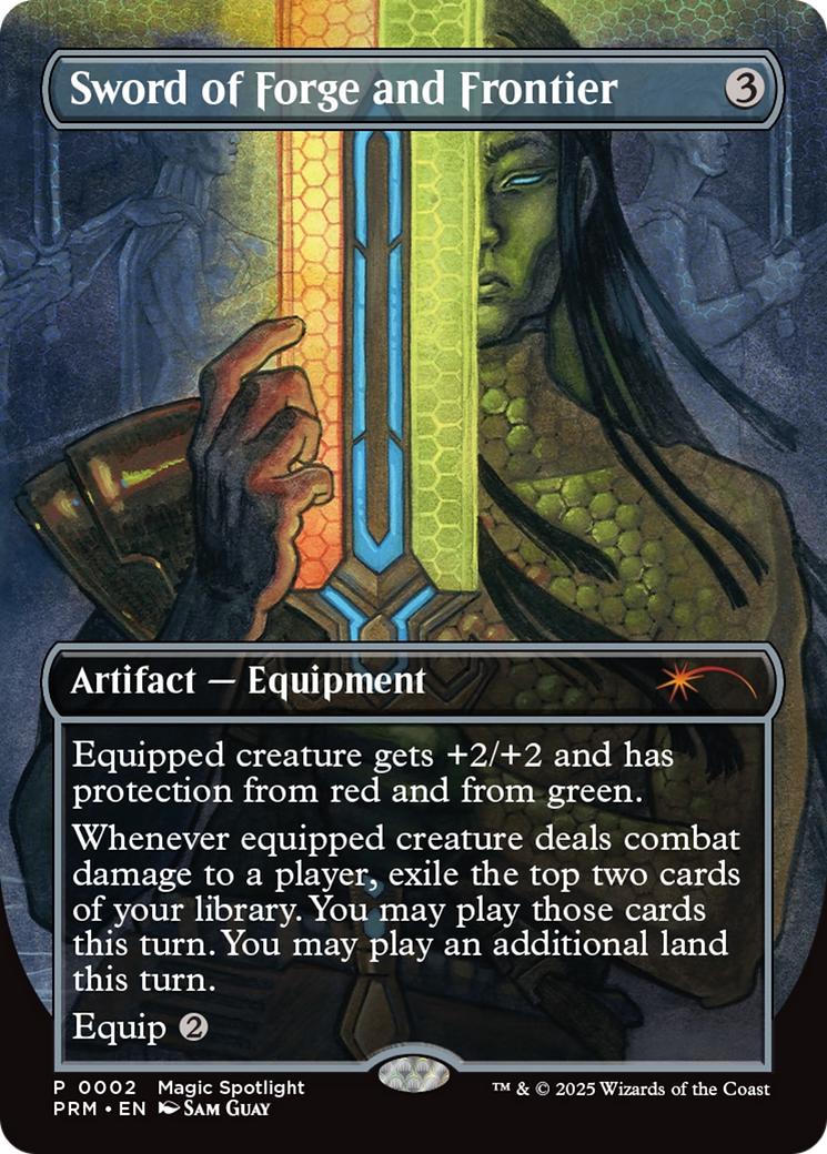 Sword of Forge and Frontier (Borderless) [Wizards Play Network 2025] | Game Master's Emporium (The New GME)