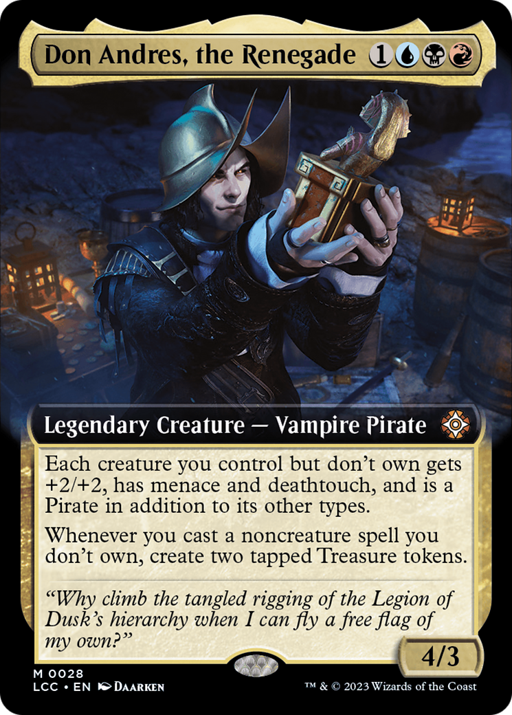 Don Andres, the Renegade (Extended Art) [The Lost Caverns of Ixalan Commander] | Game Master's Emporium (The New GME)