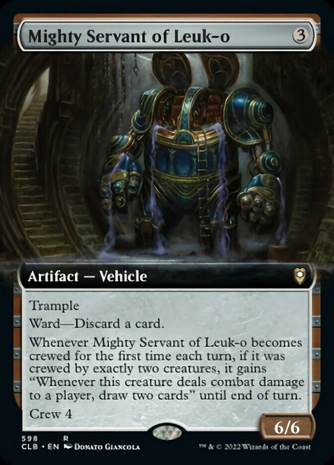Mighty Servant of Leuk-o (Extended Art) [Commander Legends: Battle for Baldur's Gate] | Game Master's Emporium (The New GME)