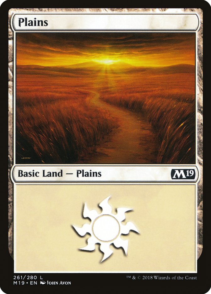 Plains (261) [Core Set 2019] | Game Master's Emporium (The New GME)