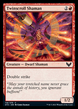Twinscroll Shaman [Strixhaven: School of Mages] | Game Master's Emporium (The New GME)