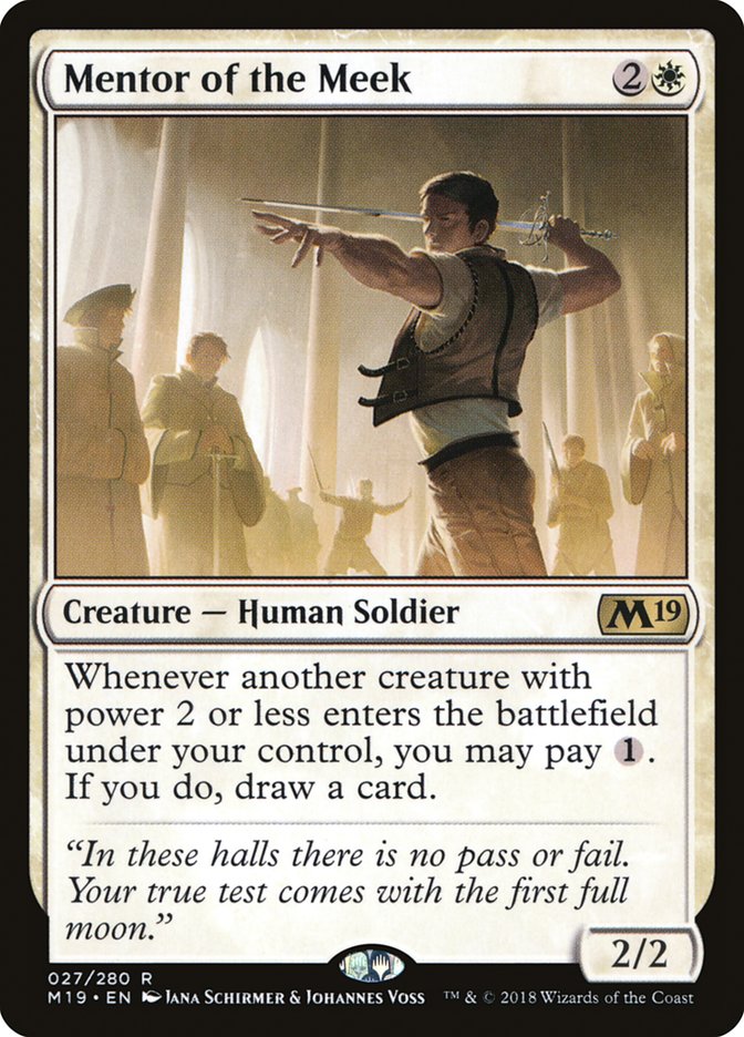 Mentor of the Meek [Core Set 2019] | Game Master's Emporium (The New GME)
