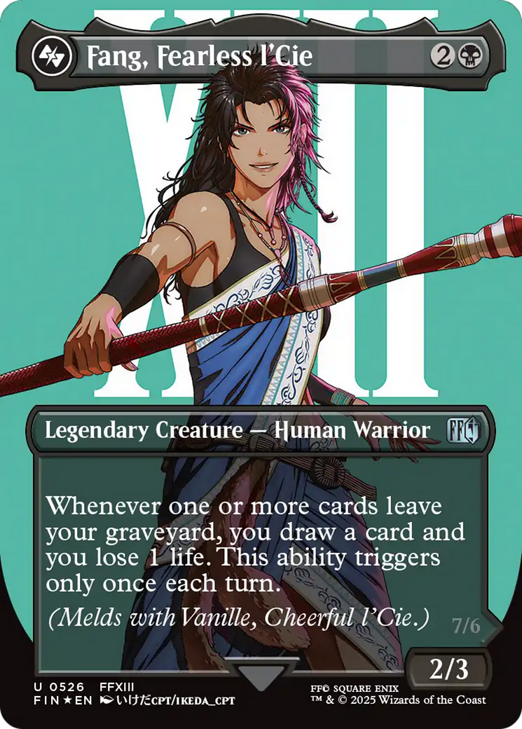 Fang, Fearless l'Cie (Borderless) (Surge Foil) [FINAL FANTASY] | Game Master's Emporium (The New GME)