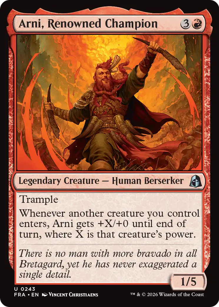 Arni, Renowned Champion [Reality Fracture] | Game Master's Emporium (The New GME)