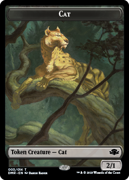 Insect // Cat (003) Double-Sided Token [Dominaria Remastered Tokens] | Game Master's Emporium (The New GME)