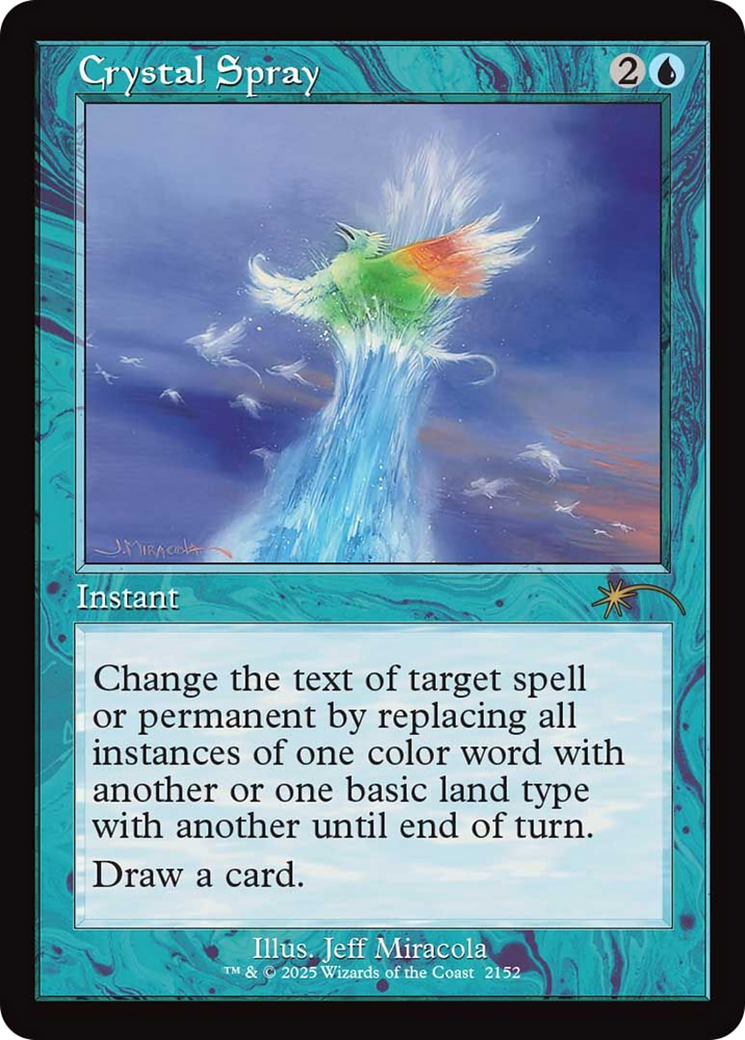 Crystal Spray (Retro Frame) [Secret Lair Drop Series] | Game Master's Emporium (The New GME)