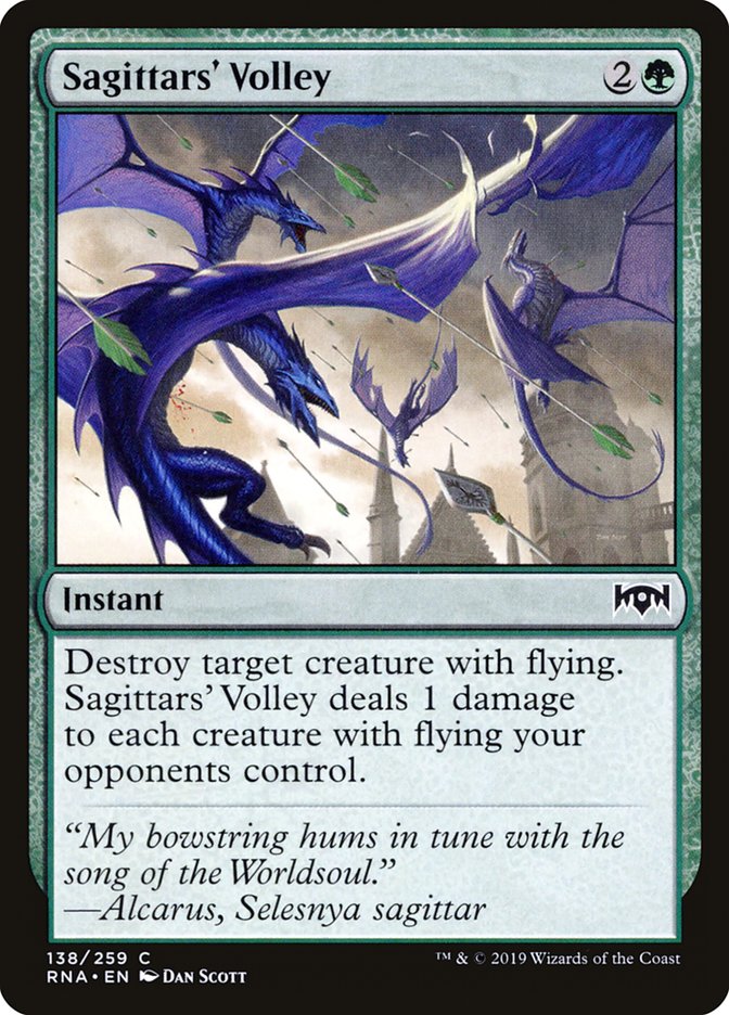 Sagittars' Volley [Ravnica Allegiance] | Game Master's Emporium (The New GME)