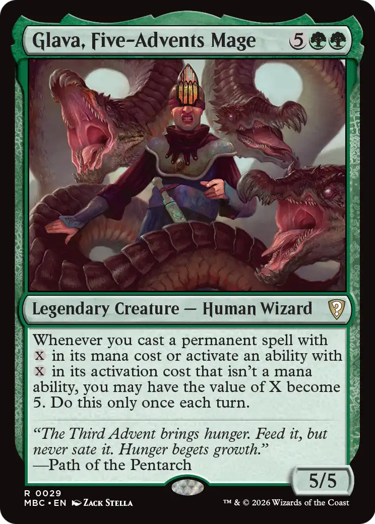 Glava, Five-Advents Mage [Mystery Booster: Commander Edition] | Game Master's Emporium (The New GME)