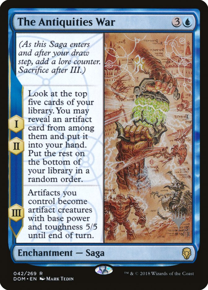 The Antiquities War (Promo Pack) [Dominaria Promos] | Game Master's Emporium (The New GME)