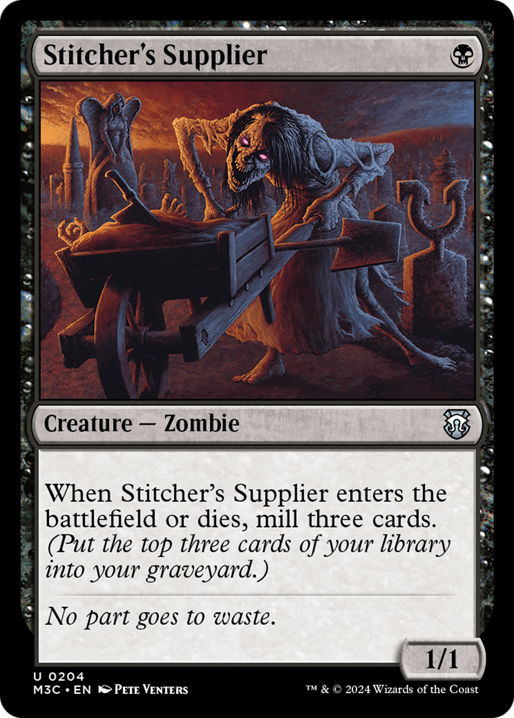 Stitcher's Supplier (Ripple Foil) [Modern Horizons 3 Commander] | Game Master's Emporium (The New GME)