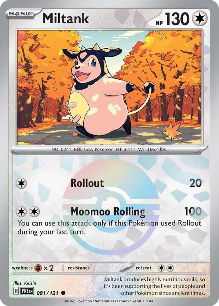 Miltank (081/131) (Poke Ball Pattern) [Scarlet & Violet: Prismatic Evolutions] | Game Master's Emporium (The New GME)