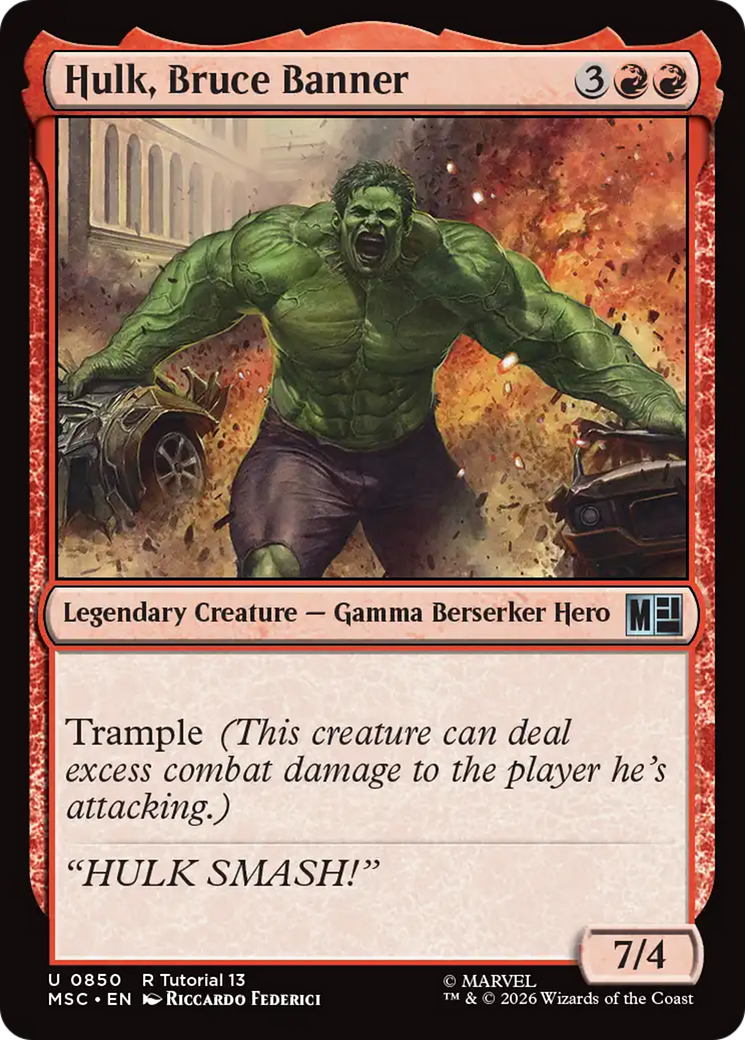Hulk, Bruce Banner (0850) [Marvel Super Heroes Commander] | Game Master's Emporium (The New GME)