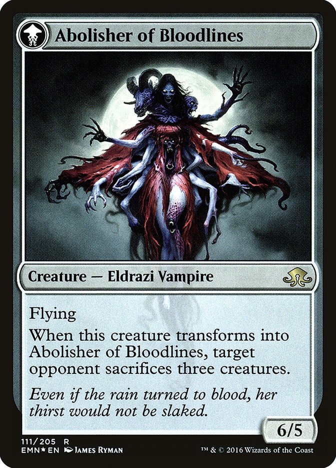 Voldaren Pariah // Abolisher of Bloodlines [Eldritch Moon Prerelease Promos] | Game Master's Emporium (The New GME)