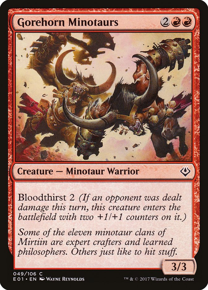Gorehorn Minotaurs [Archenemy: Nicol Bolas] | Game Master's Emporium (The New GME)