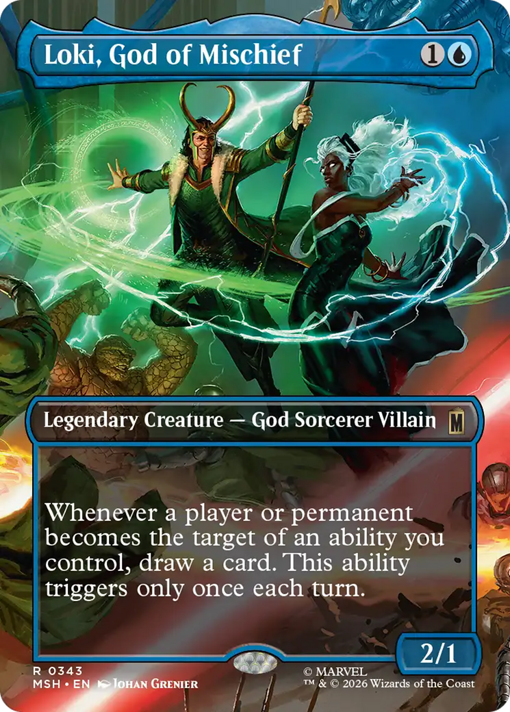 Loki, God of Mischief (Borderless) [Marvel Super Heroes] | Game Master's Emporium (The New GME)